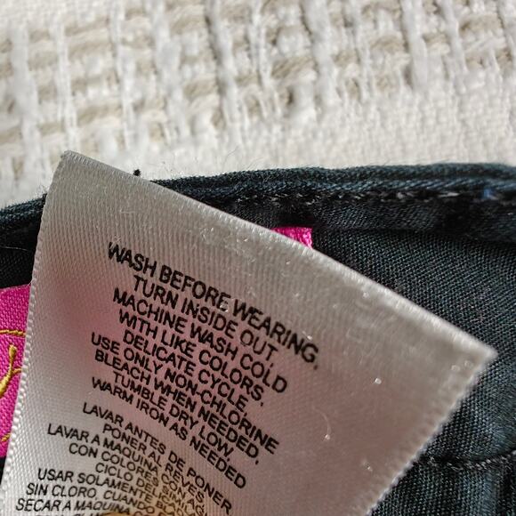 Thalia Sodi Black Capri Pants 5 Pocket Cargo Style Size 11/12 - Picture 7 of 8